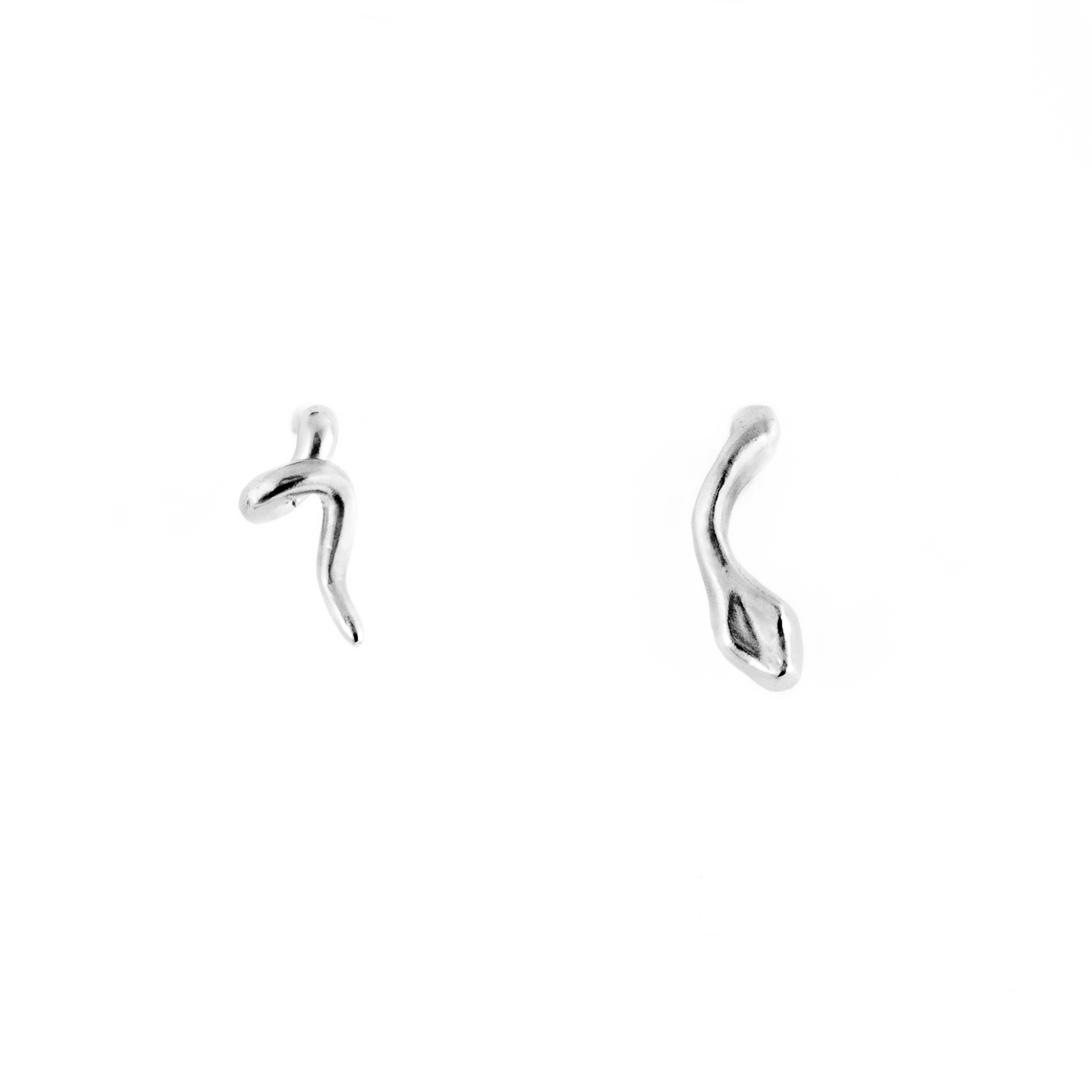 PLAY_twirl earrings silver